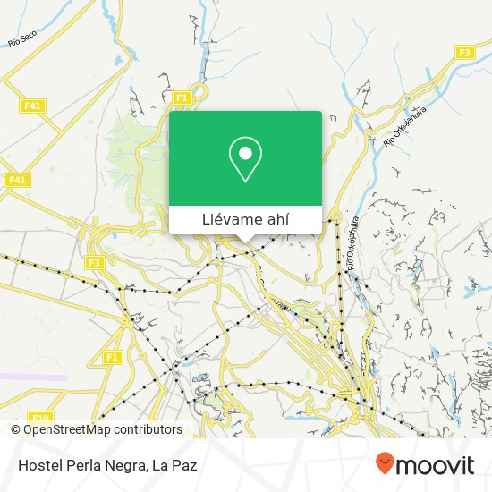 Mapa de Hostel Perla Negra