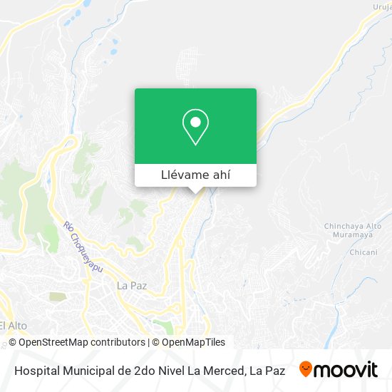 Mapa de Hospital Municipal de 2do Nivel La Merced