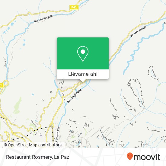 Mapa de Restaurant Rosmery