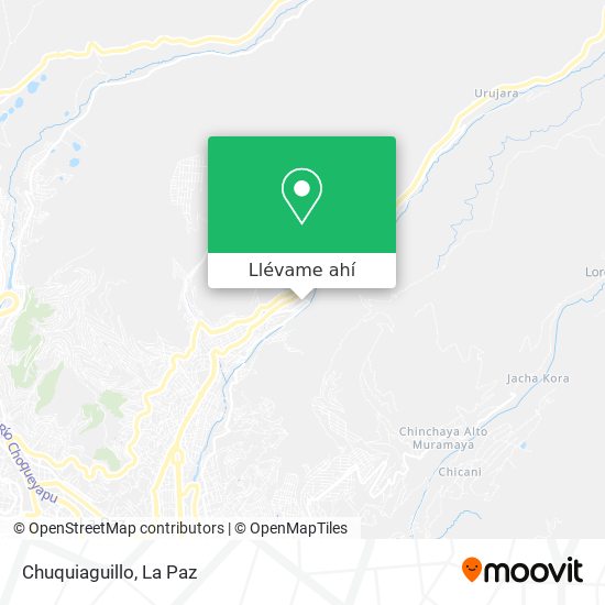 Mapa de Chuquiaguillo