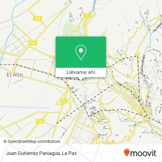 Mapa de Juan Gutierrez Paniagua