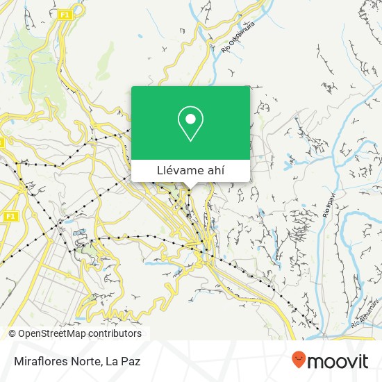 Mapa de Miraflores Norte