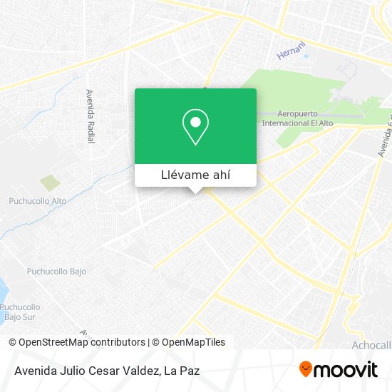 Mapa de Avenida Julio Cesar Valdez