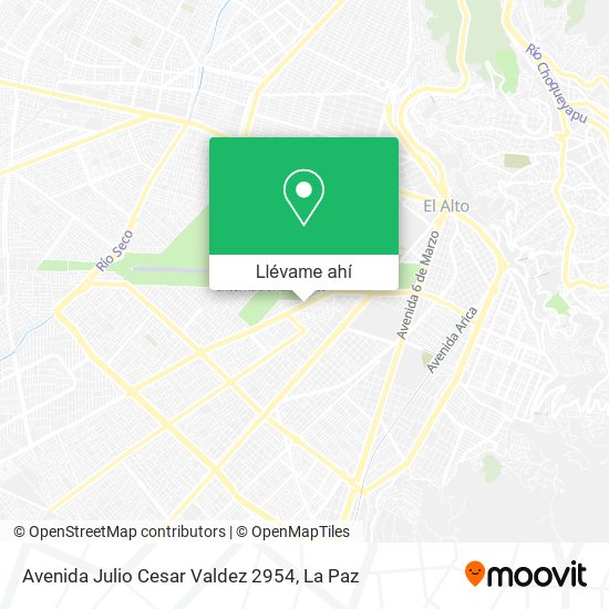 Mapa de Avenida Julio Cesar Valdez 2954