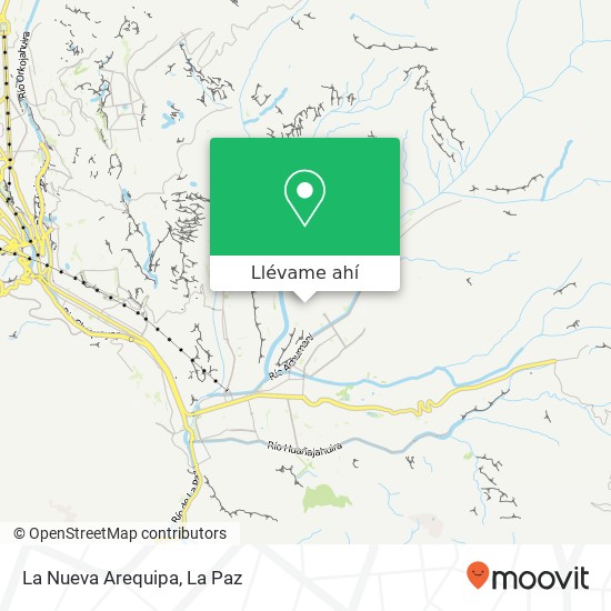 Mapa de La Nueva Arequipa