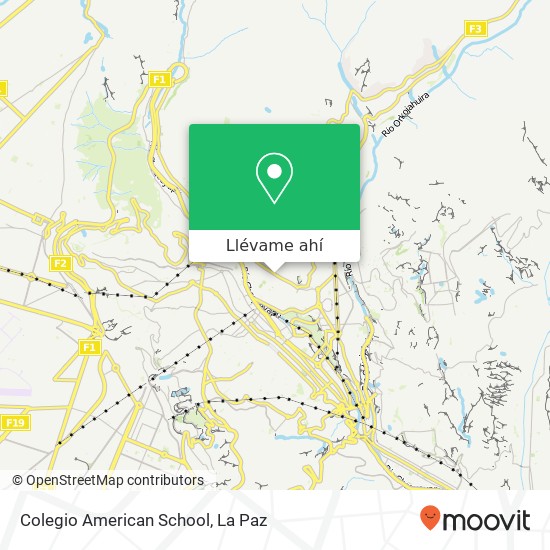 Mapa de Colegio American School