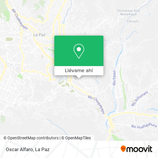 Mapa de Oscar Alfaro