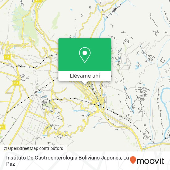 Mapa de Instituto De Gastroenterologia Boliviano Japones