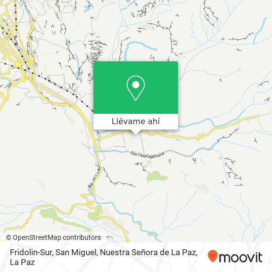 Mapa de Fridolin-Sur, San Miguel, Nuestra Señora de La Paz