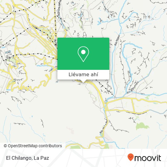 Mapa de El Chilango, Avenida del Policía Alto Seguencoma, Nuestra Señora de La Paz