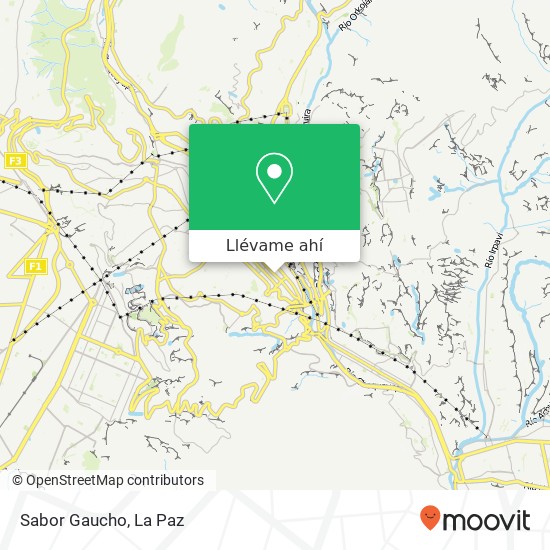 Mapa de Sabor Gaucho, Pinilla San Jorge, Nuestra Señora de La Paz