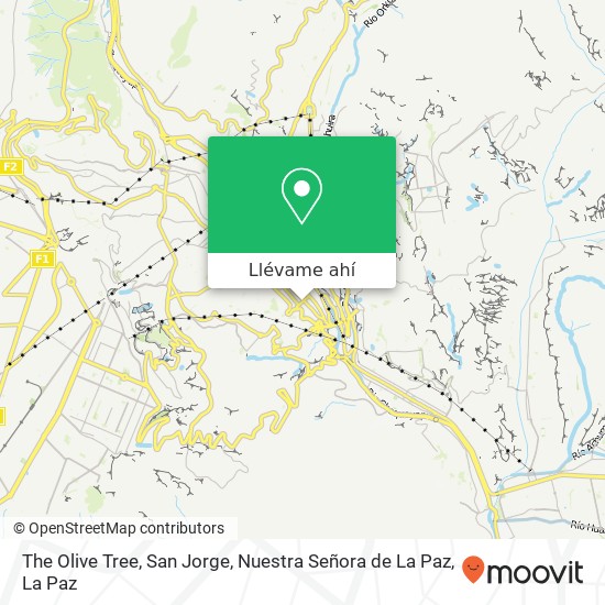 Mapa de The Olive Tree, San Jorge, Nuestra Señora de La Paz