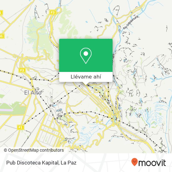 Mapa de Pub Discoteca Kapital