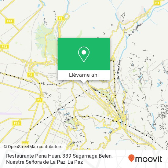 Mapa de Restaurante Pena Huari, 339 Sagarnaga Belen, Nuestra Señora de La Paz