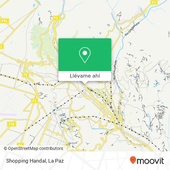 Mapa de Shopping Handal