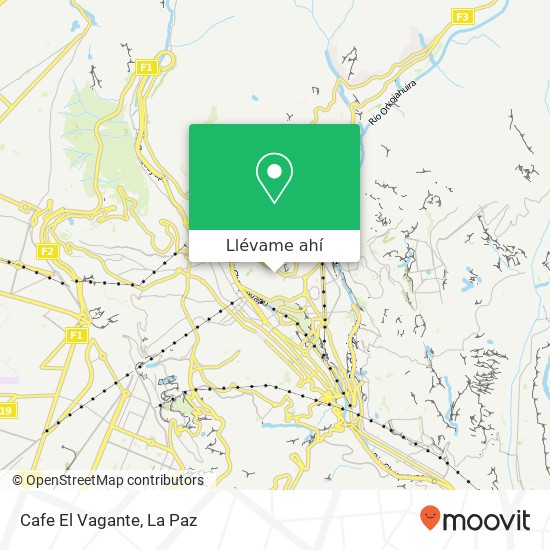 Mapa de Cafe El Vagante