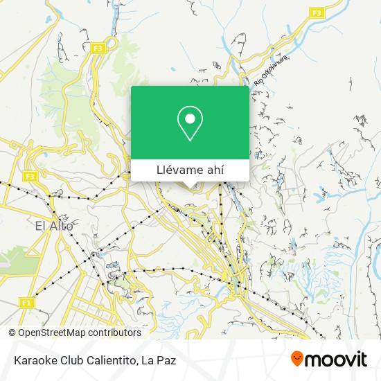 Mapa de Karaoke Club Calientito