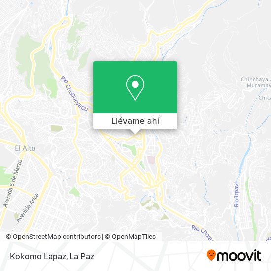Mapa de Kokomo Lapaz