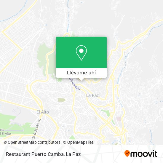 Mapa de Restaurant Puerto Camba