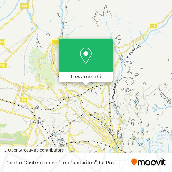 Mapa de Centro Gastronómico "Los Cantaritos"