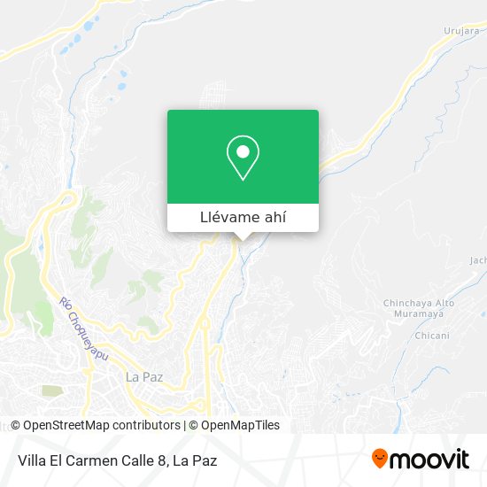 Mapa de Villa El Carmen Calle 8