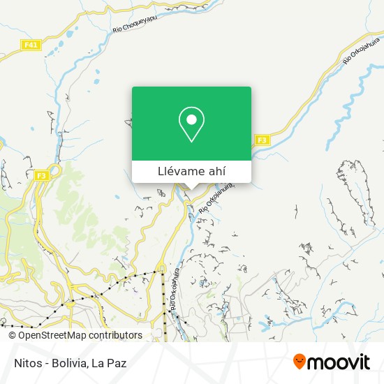 Mapa de Nitos - Bolivia