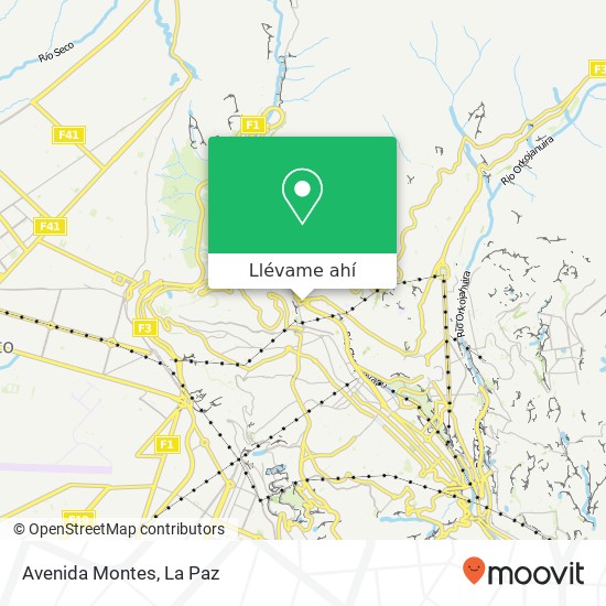 Mapa de Avenida Montes
