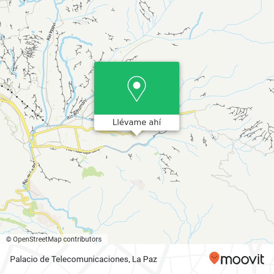 Mapa de Palacio de Telecomunicaciones