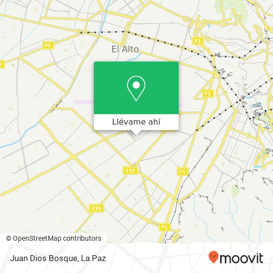 Mapa de Juan Dios Bosque