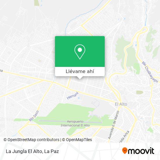 Mapa de La Jungla El Alto