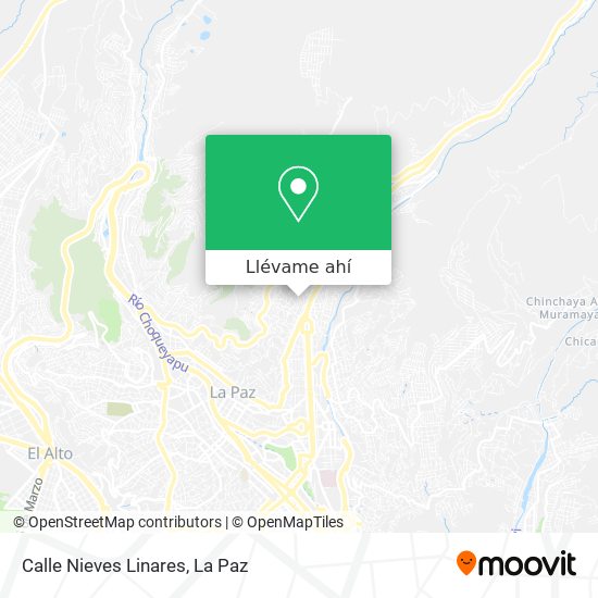 Mapa de Calle Nieves Linares
