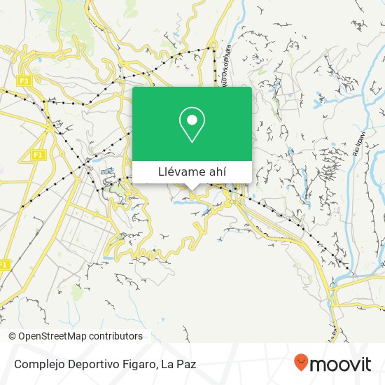 Mapa de Complejo Deportivo Figaro