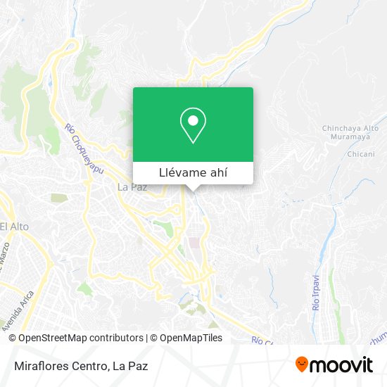 Mapa de Miraflores Centro