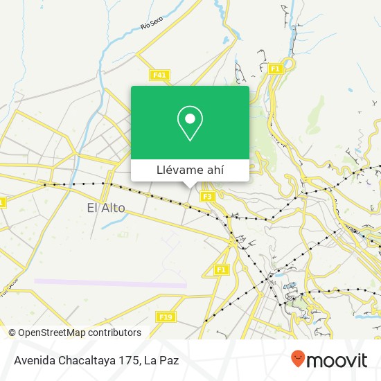 Mapa de Avenida Chacaltaya 175