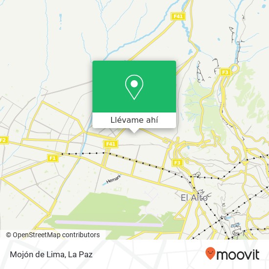 Mapa de Mojón de Lima