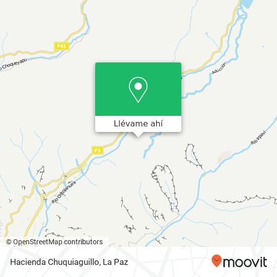 Mapa de Hacienda Chuquiaguillo