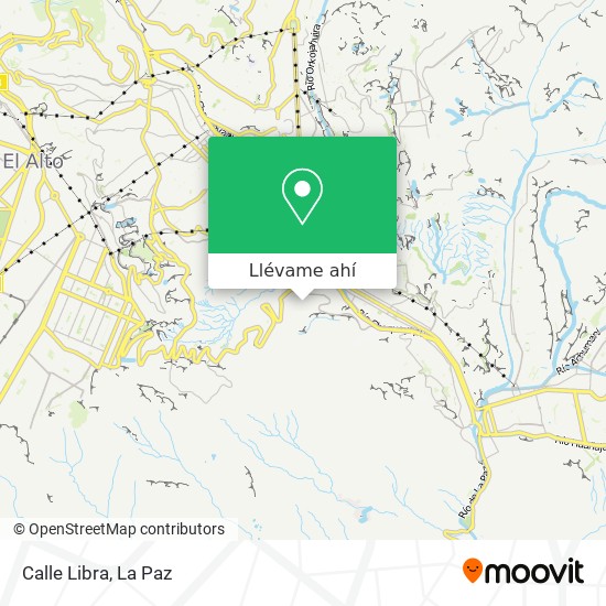 Mapa de Calle Libra