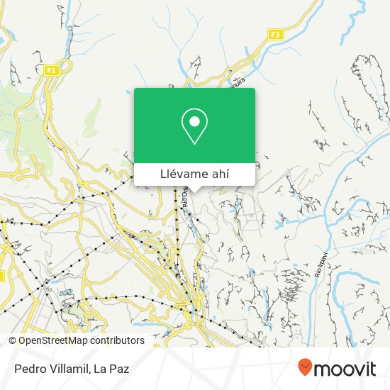 Mapa de Pedro Villamil