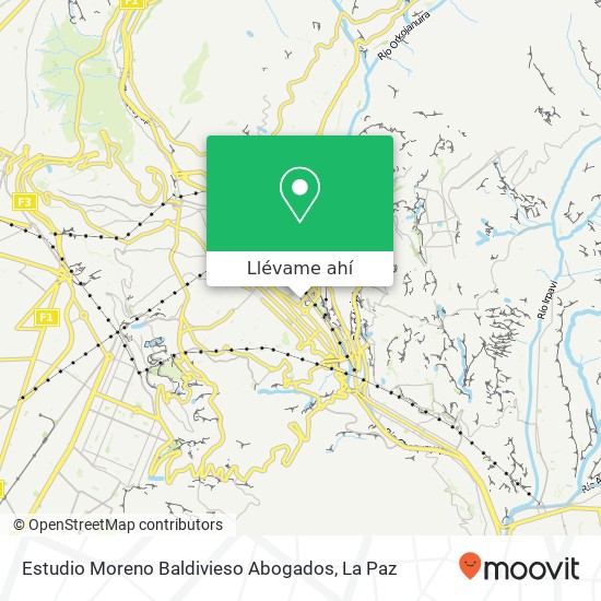 Mapa de Estudio Moreno Baldivieso Abogados