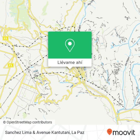 Mapa de Sanchez Lima & Avenue Kantutani