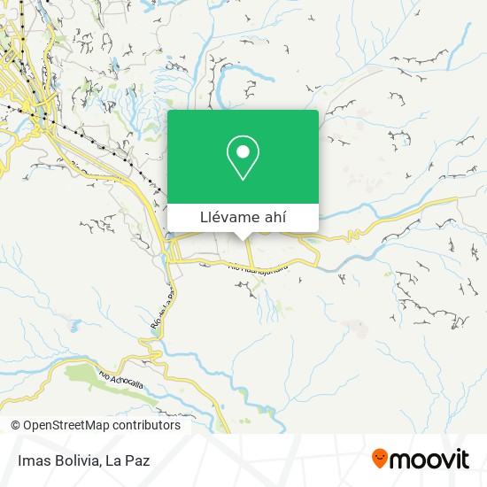 Mapa de Imas Bolivia