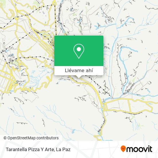 Mapa de Tarantella Pizza Y Arte