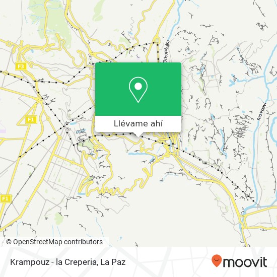 Mapa de Krampouz - la Creperia, Calle Francisco Bedregal Sopocachi, Nuestra Señora de La Paz