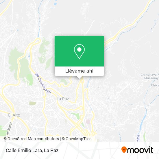 Mapa de Calle Emilio Lara