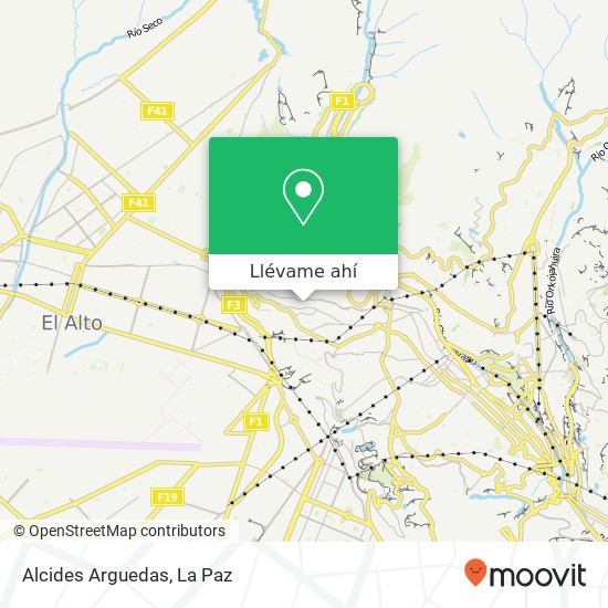Mapa de Alcides Arguedas