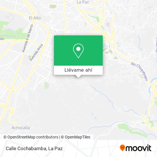 Mapa de Calle Cochabamba