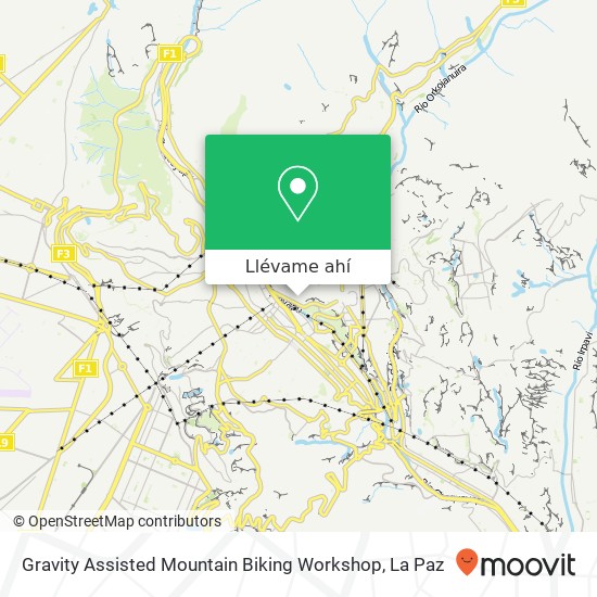 Mapa de Gravity Assisted Mountain Biking Workshop