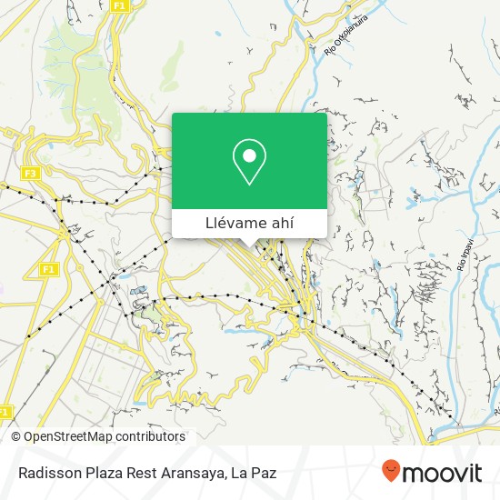 Mapa de Radisson Plaza Rest Aransaya