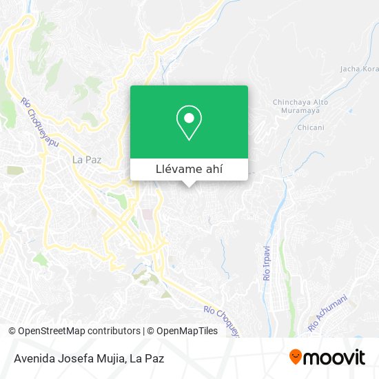 Mapa de Avenida Josefa Mujia