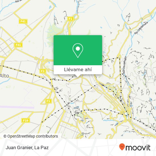 Mapa de Juan Granier